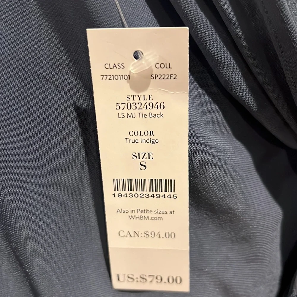 NWT - WHBM - Back bow top - Picture 3 of 3